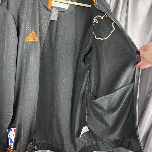 Adidas NBA Authentic On-Court Retro Phoenix Suns Warm Up Jacket Sz L Team Issued - Picture 13 of 17